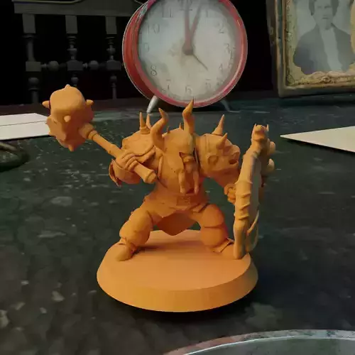 Fafnir Miniature STL for DnD and Tabletop RPGs 3D print model