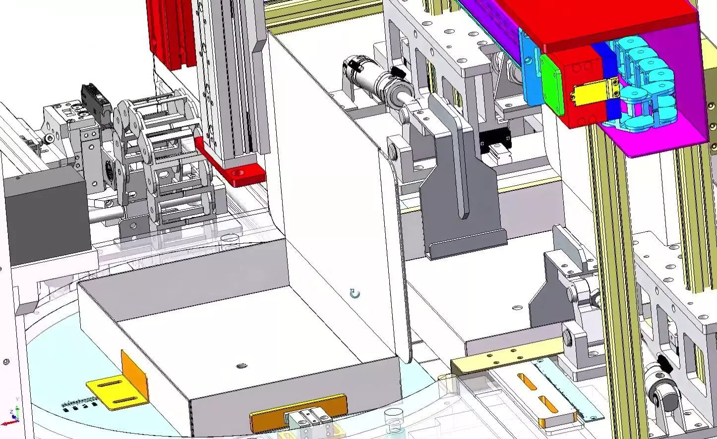 Automatic Carton Box Folding and Forming Machine 3D model_6