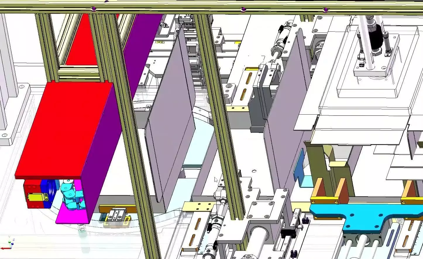 Automatic Carton Box Folding and Forming Machine 3D model_12