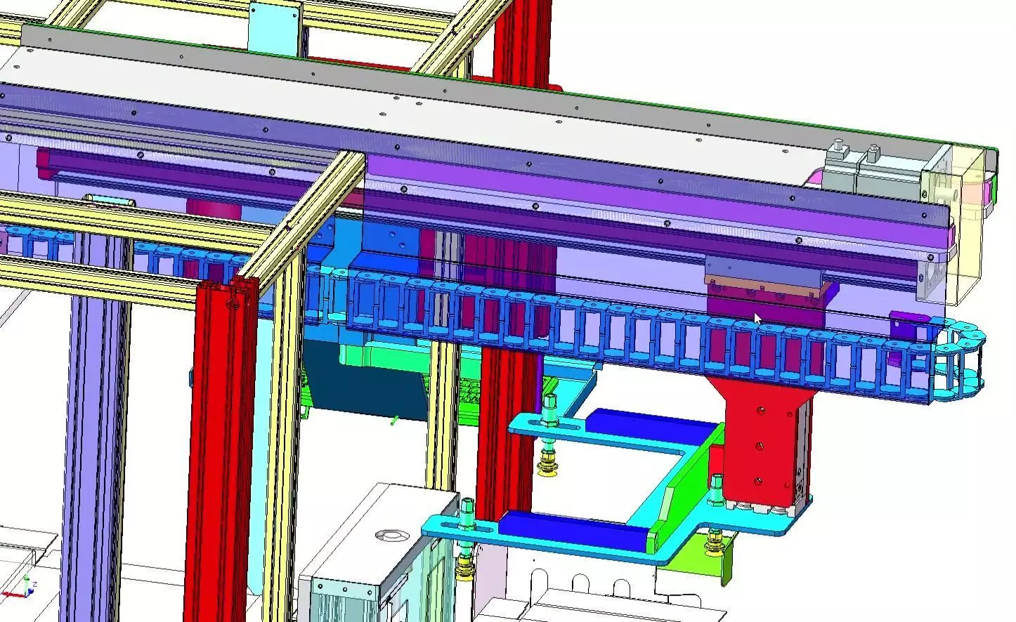 Automatic Carton Box Folding and Forming Machine 3D model_20