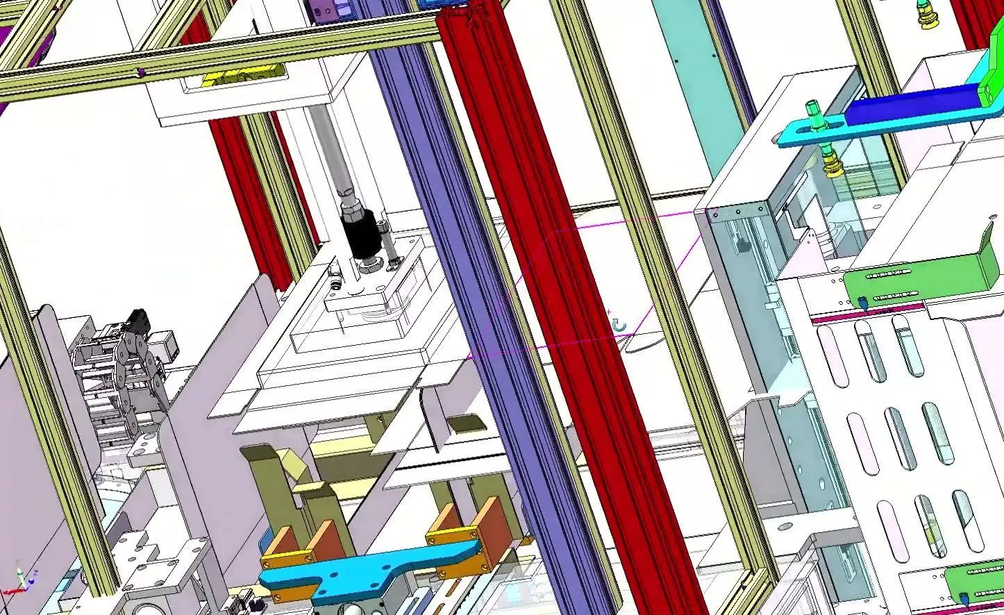 Automatic Carton Box Folding and Forming Machine 3D model_11