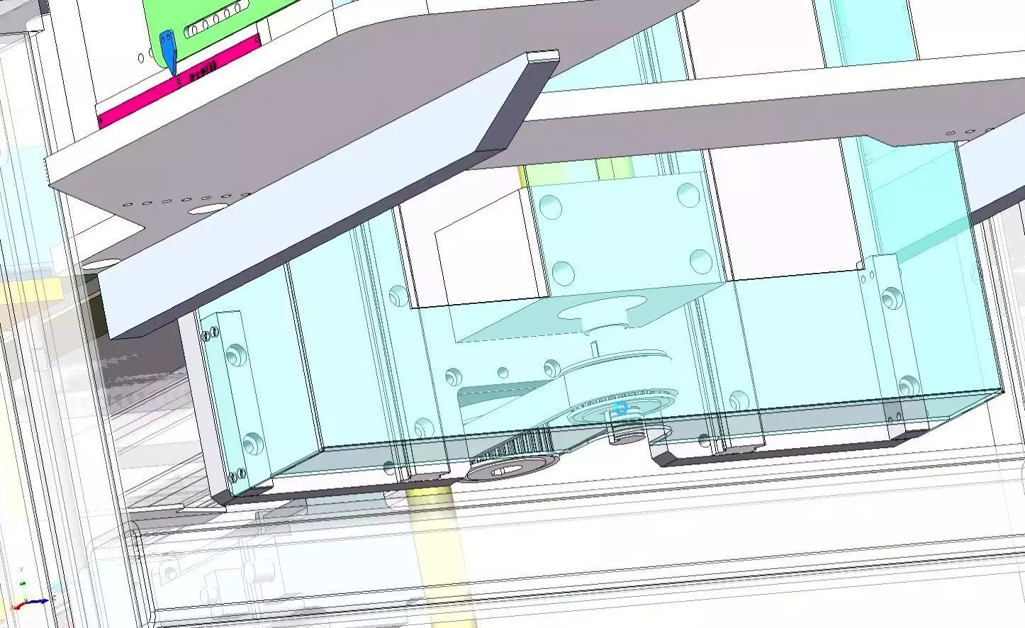 Automatic Carton Box Folding and Forming Machine 3D model_14