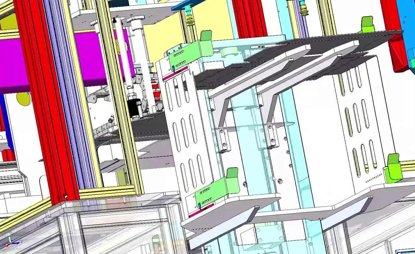 Automatic Carton Box Folding and Forming Machine 3D model_13