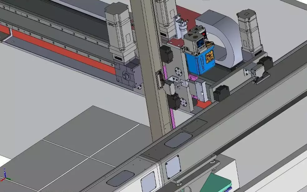 High-Speed Smart Palletizer CNC Gantry for Carton and Bag Stack 3D model_8