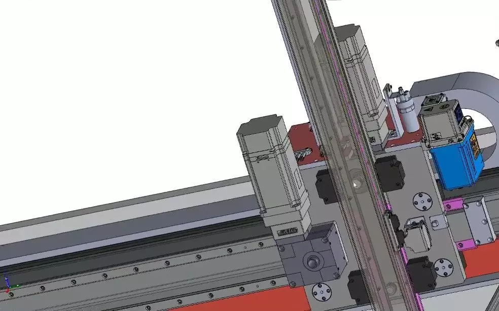 High-Speed Smart Palletizer CNC Gantry for Carton and Bag Stack 3D model_13