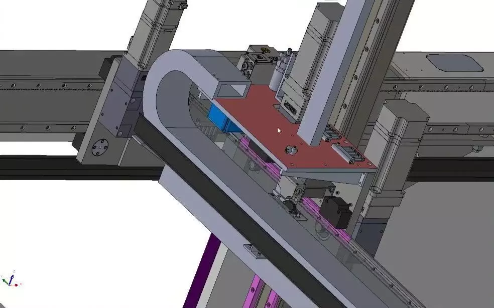 High-Speed Smart Palletizer CNC Gantry for Carton and Bag Stack 3D model_12