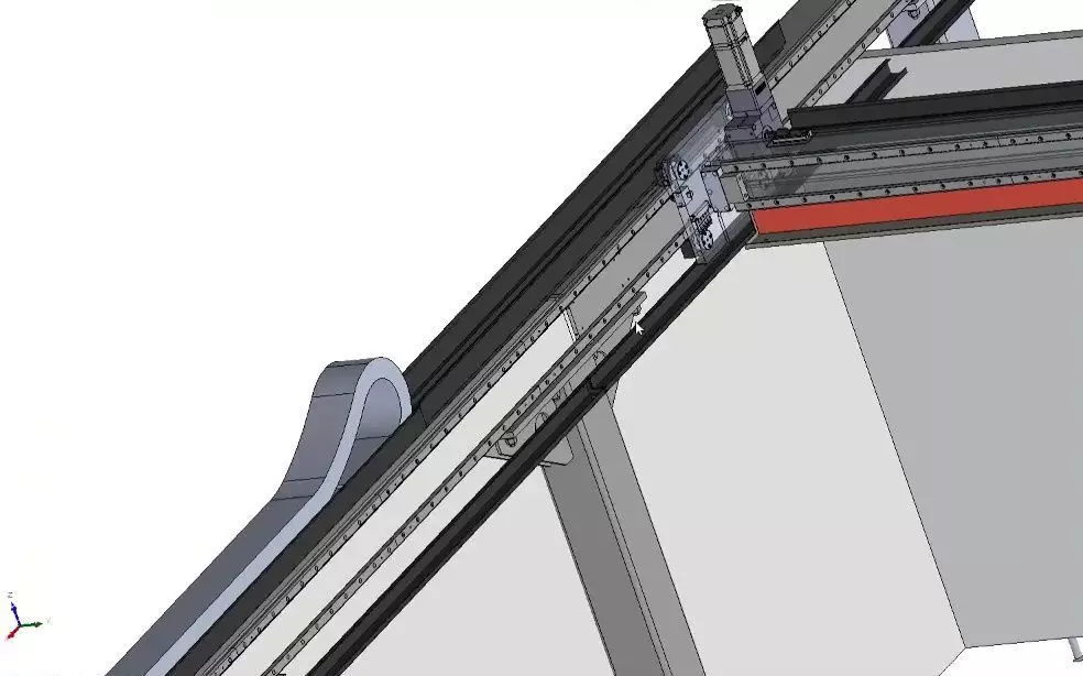 High-Speed Smart Palletizer CNC Gantry for Carton and Bag Stack 3D model_24