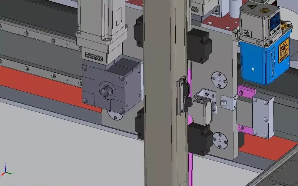 High-Speed Smart Palletizer CNC Gantry for Carton and Bag Stack 3D model_7