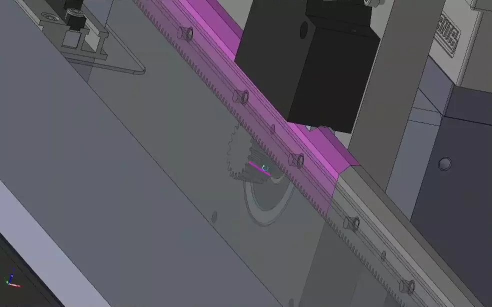 High-Speed Smart Palletizer CNC Gantry for Carton and Bag Stack 3D model_10