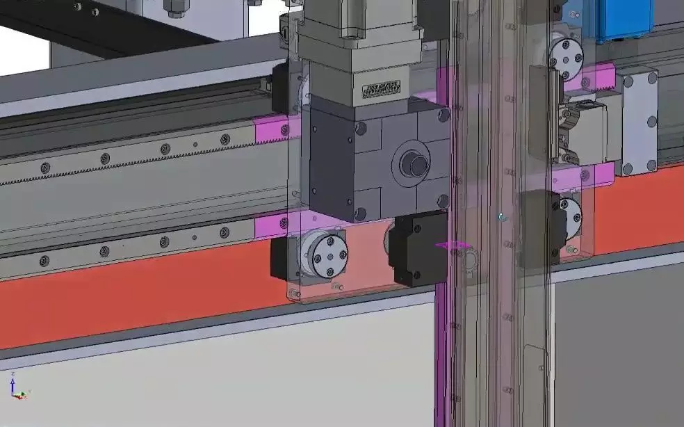 High-Speed Smart Palletizer CNC Gantry for Carton and Bag Stack 3D model_15