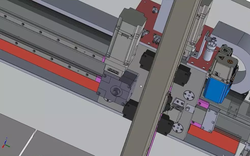 High-Speed Smart Palletizer CNC Gantry for Carton and Bag Stack 3D model_9