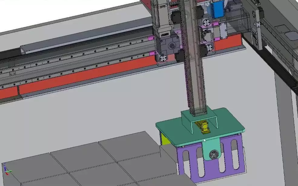 High-Speed Smart Palletizer CNC Gantry for Carton and Bag Stack 3D model_16