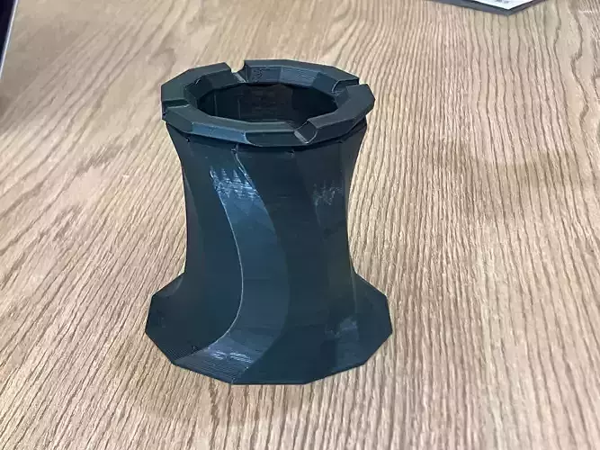 3D Printable Ashtray Cup -- Self-Extinguishing Design 3D print model