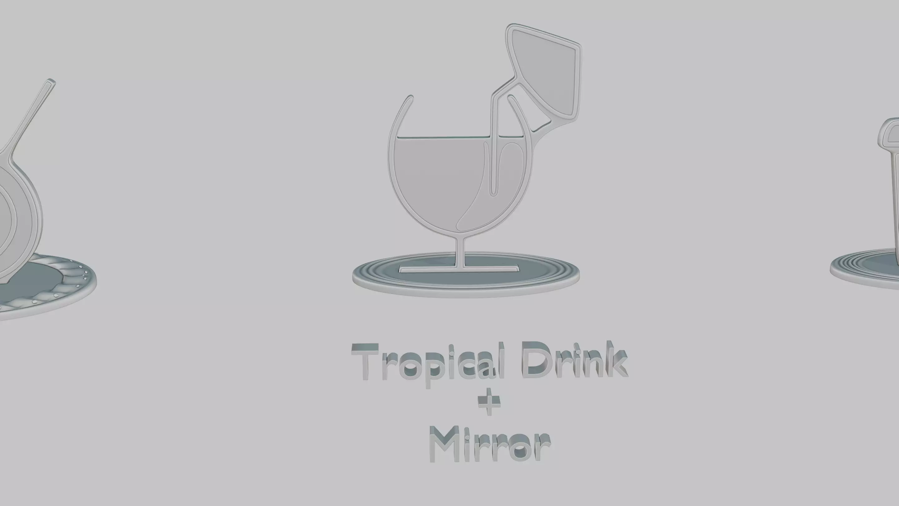 Summer Vibes Full Pack Emoji Statues 3D print model_93