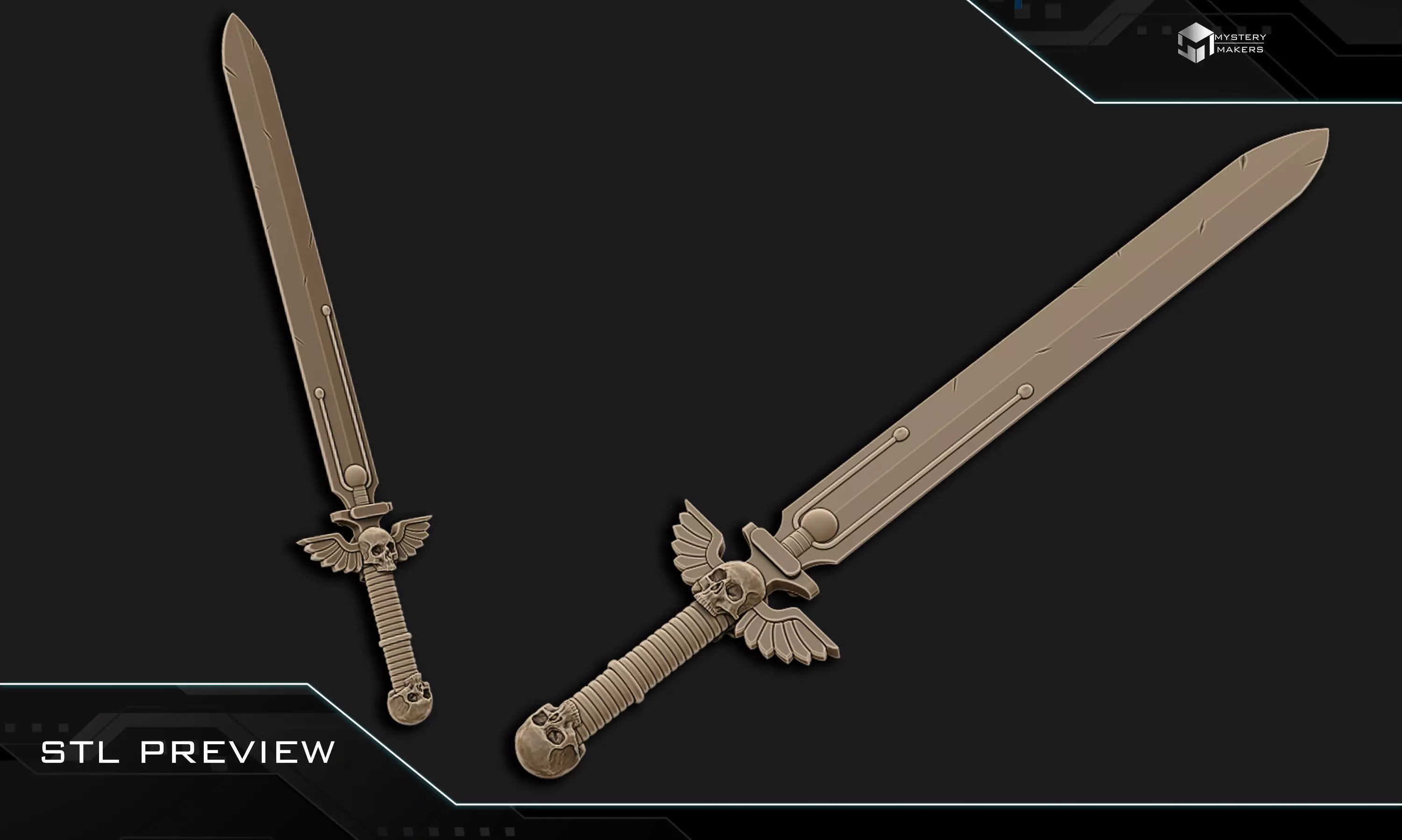 Power sword 3D print model_1