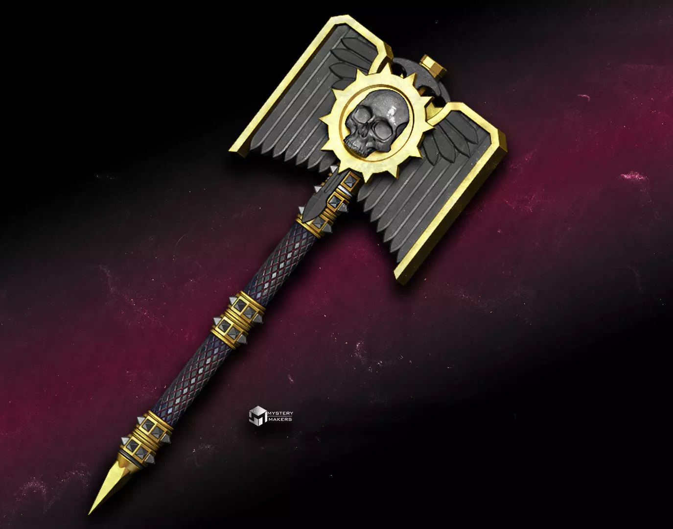 Crozius Arcanum 3D print model_0