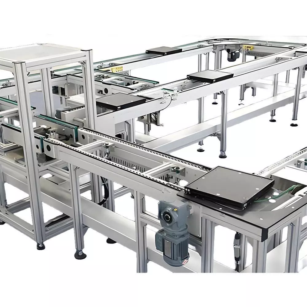 Chain Pallet Circulating Conveyor - Assembly Line Conveyor 3D model