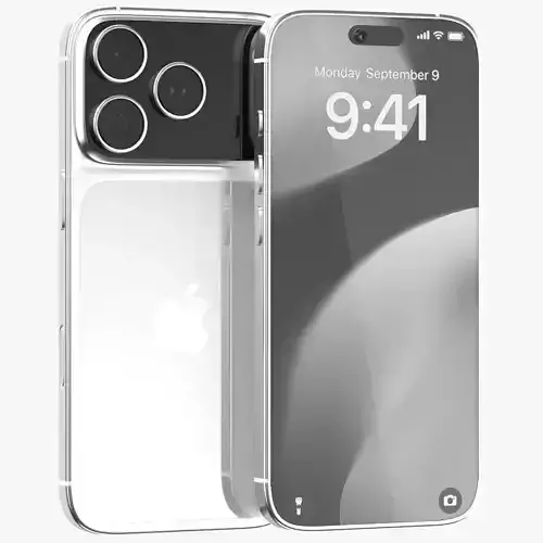 Apple iPhone 17 Pro PBR 3D model