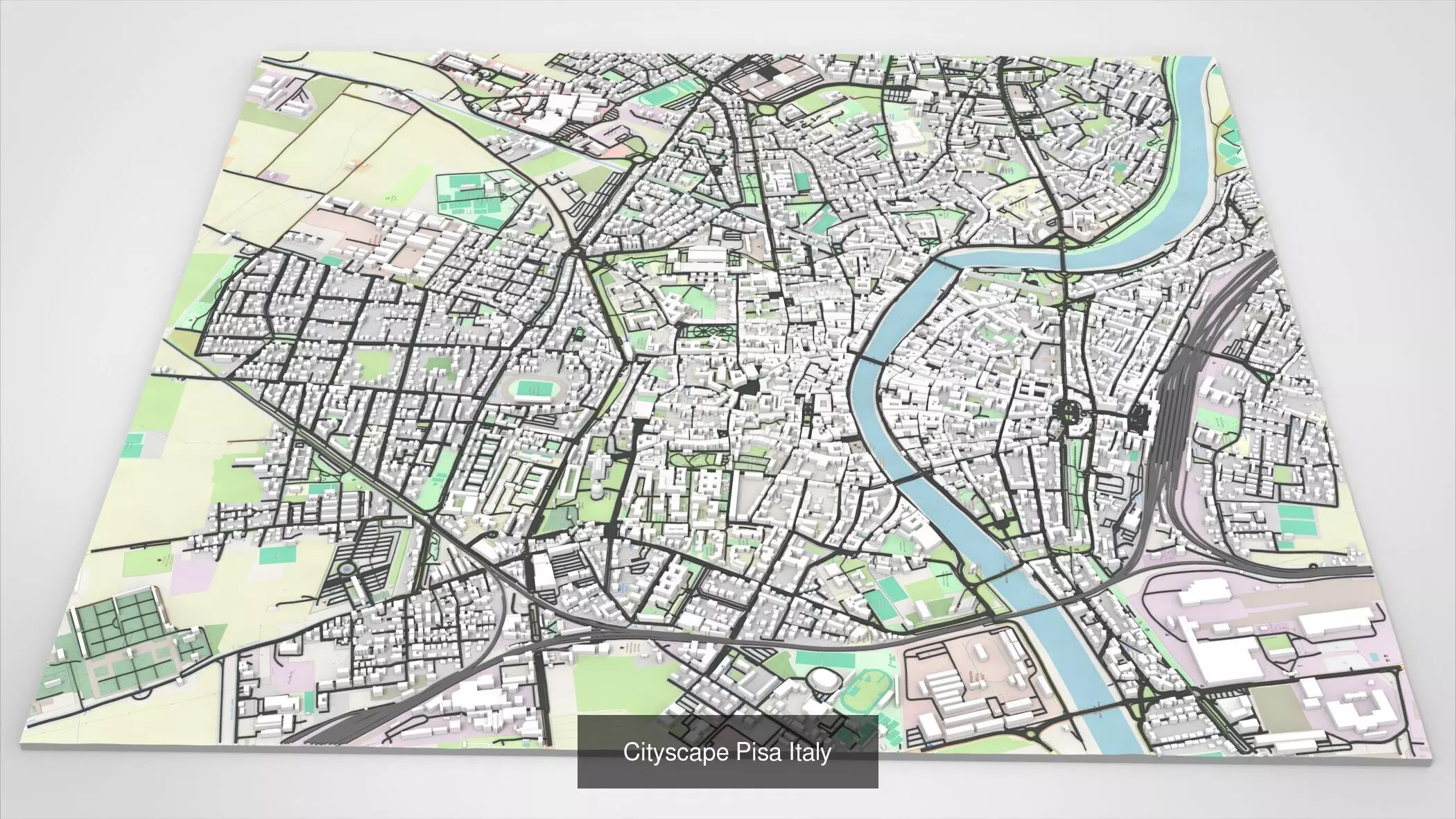 5 Cityscapes of Italy 3D Model Collection_6