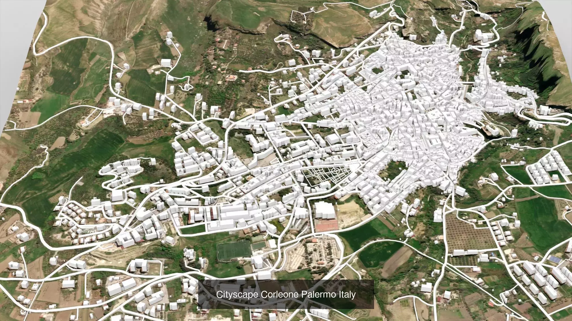 5 Cityscapes of Italy 3D Model Collection_10