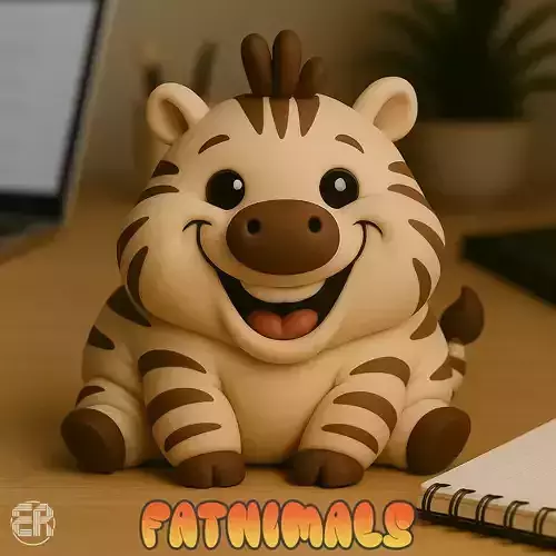 Zebra - Fatnimals Collection