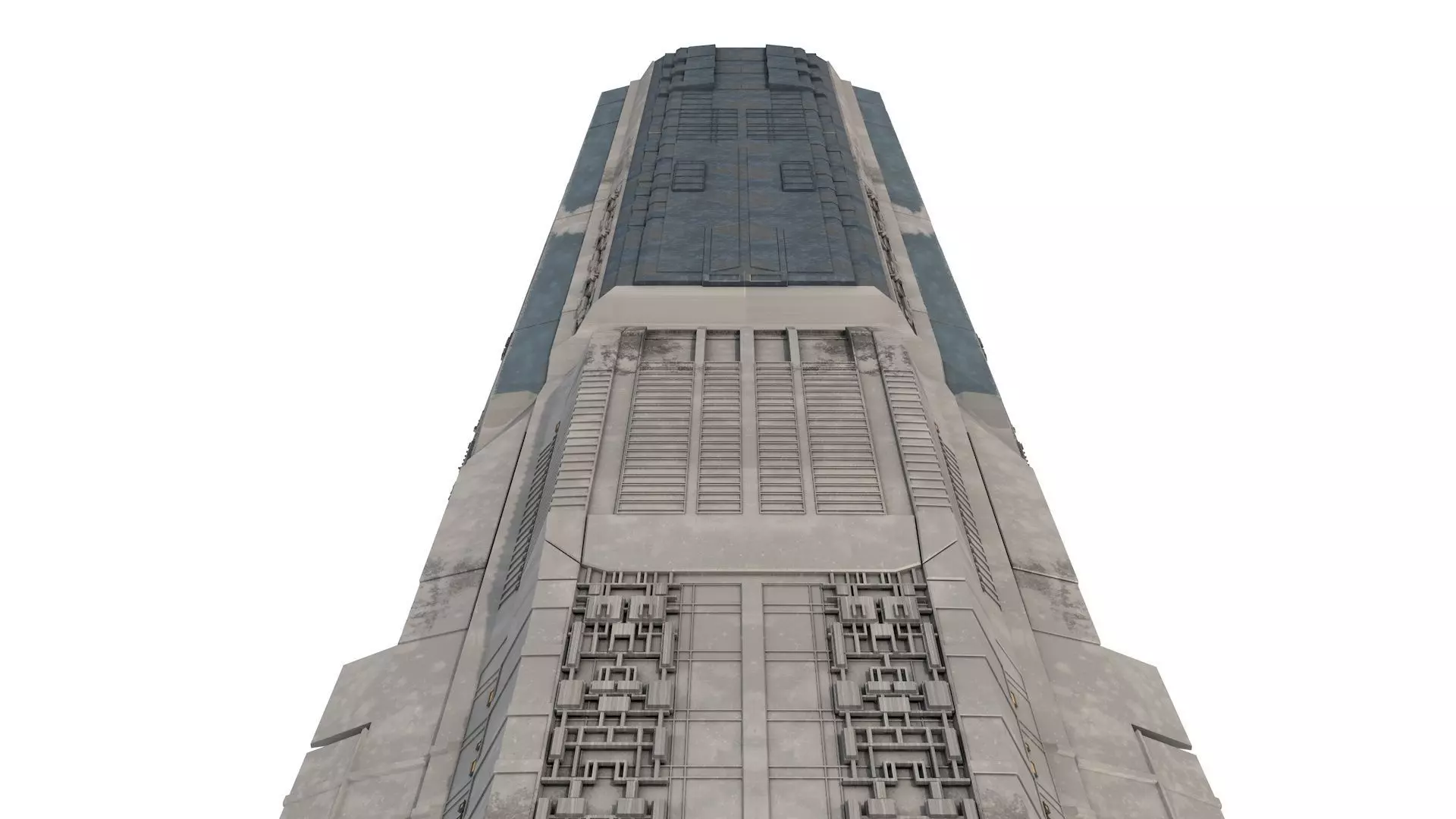 Star Cruiser Highly Detailed SciFi Spaceship with PBR Materials 3D model_7