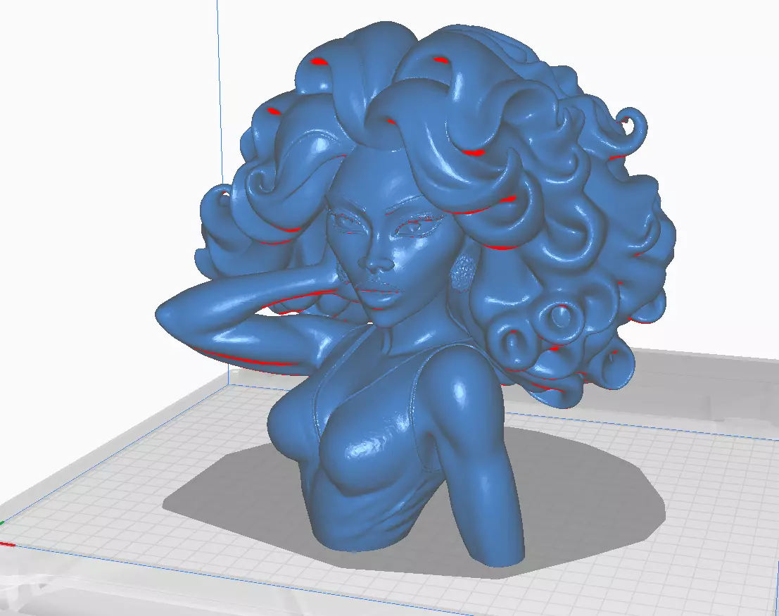 RuPaul 3D print model_1