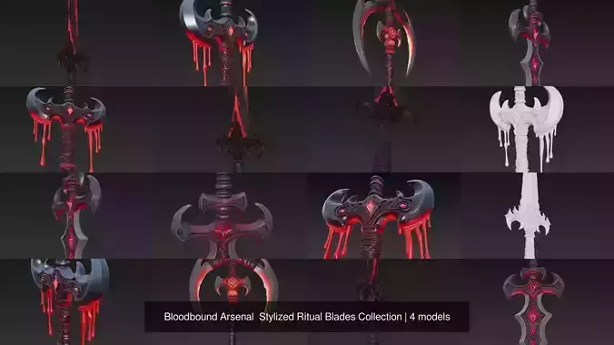 Bloodbound Arsenal  Stylized Ritual Blades Collection
