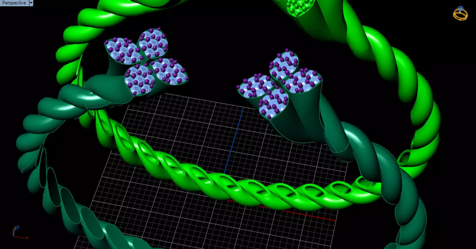 luxe twisted jewelry bangle 3D print model_13