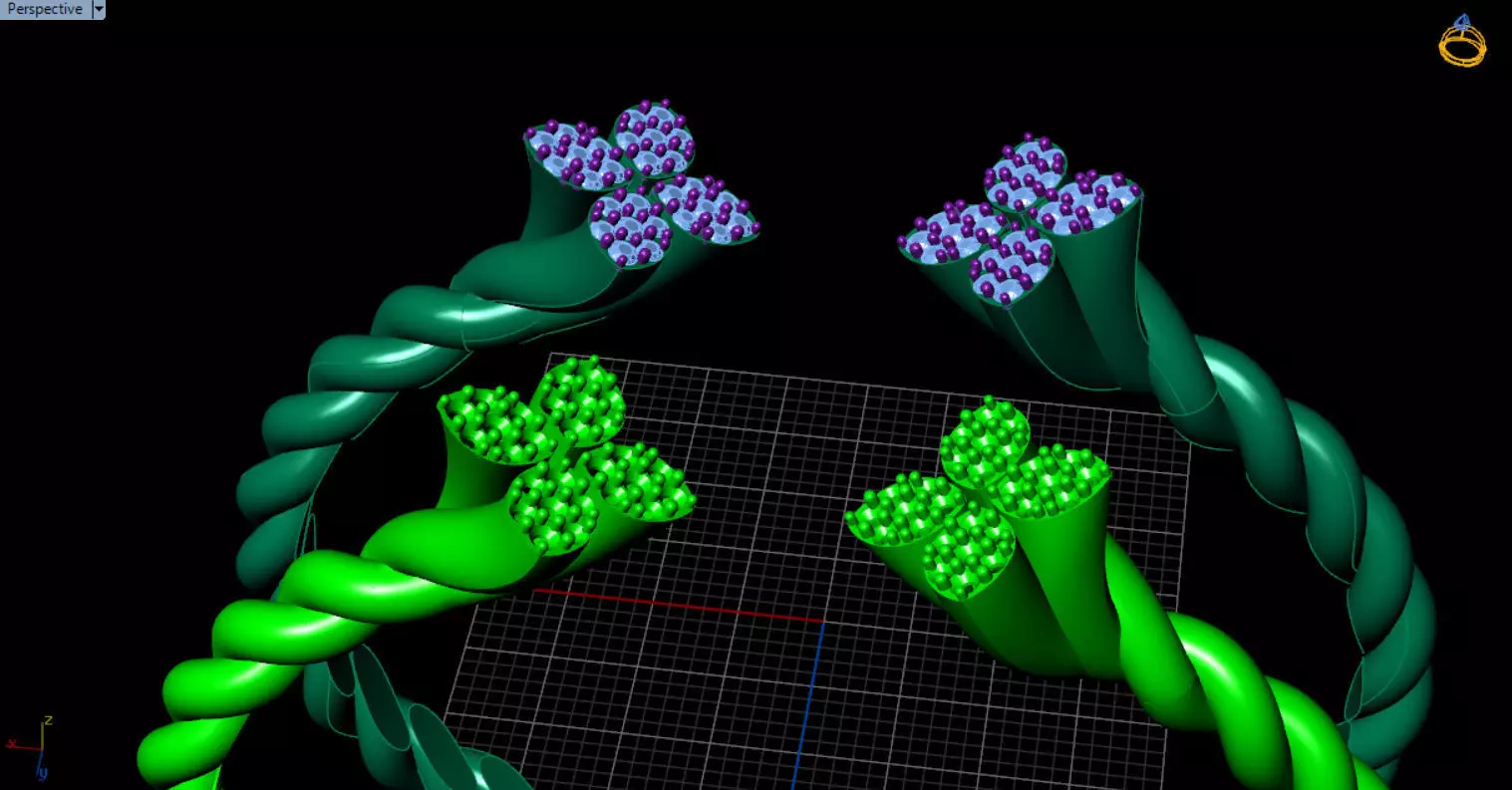 luxe twisted jewelry bangle 3D print model_66