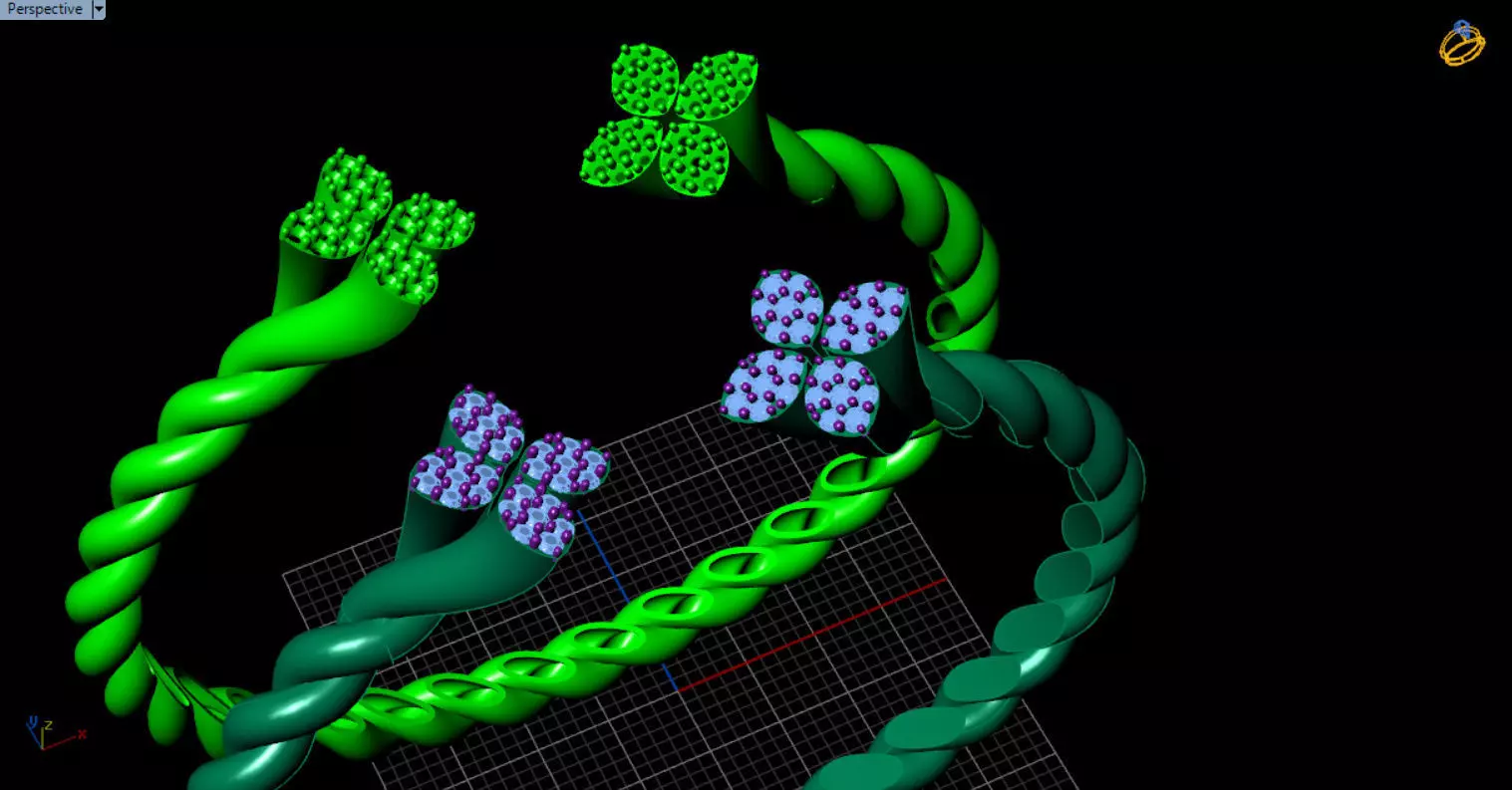 luxe twisted jewelry bangle 3D print model_29