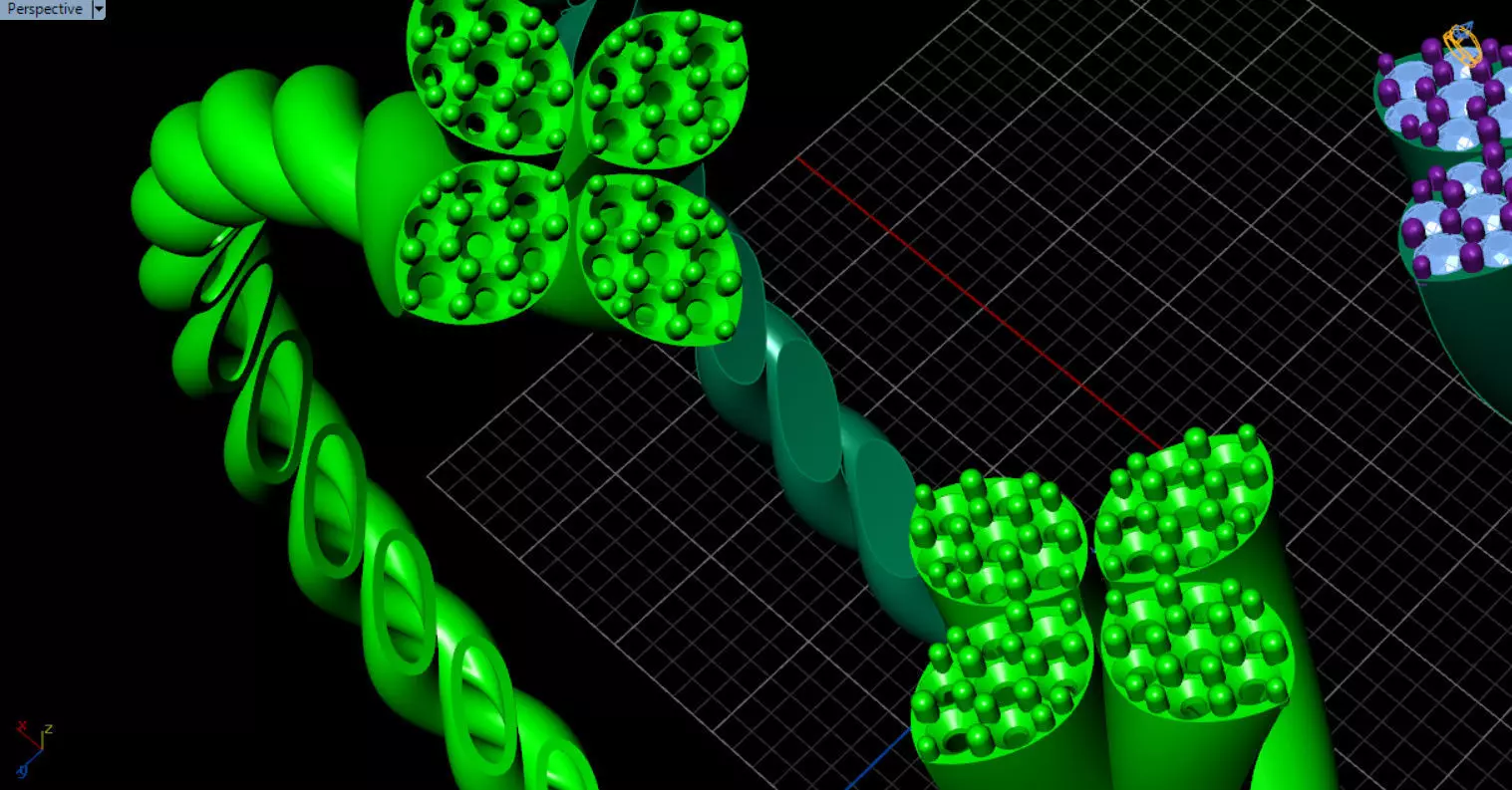 luxe twisted jewelry bangle 3D print model_25