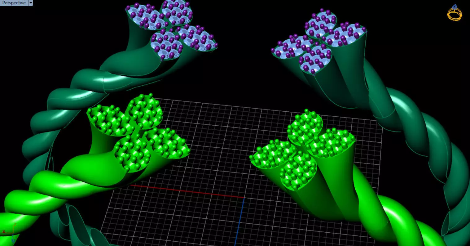 luxe twisted jewelry bangle 3D print model_67