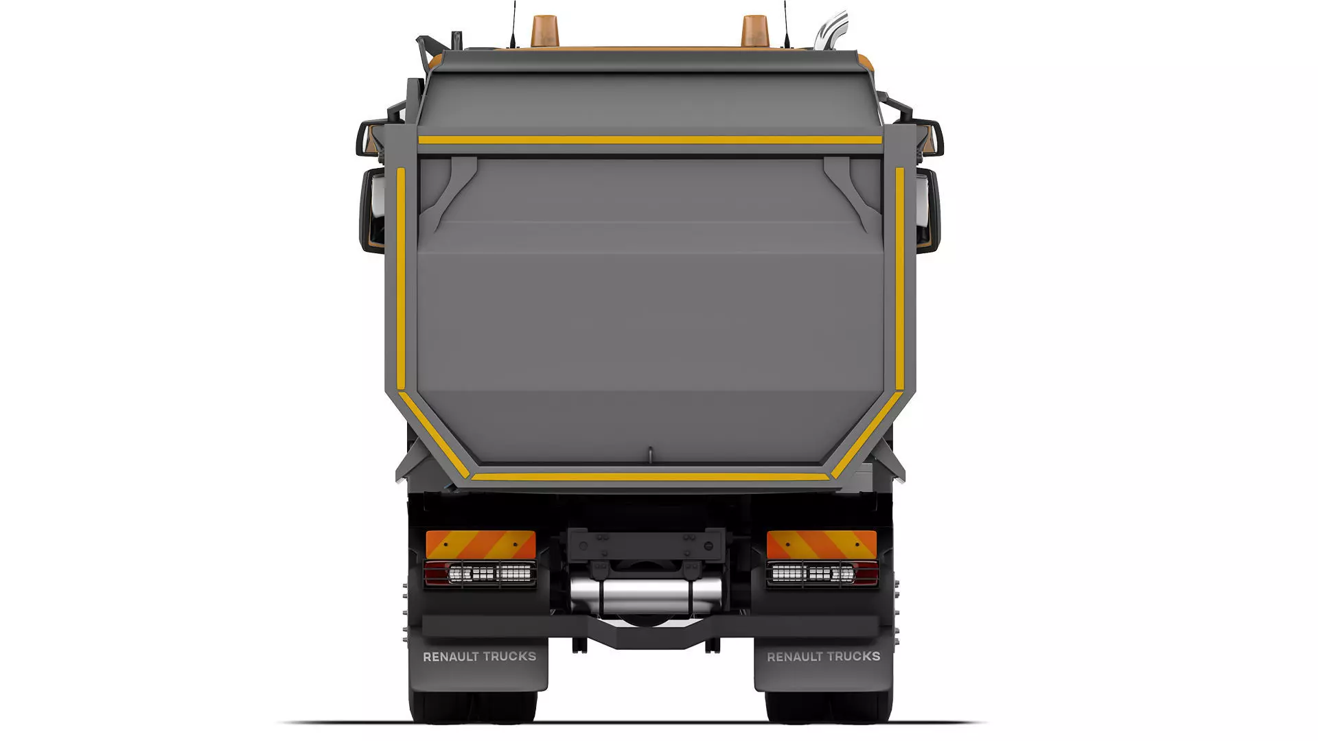 Renault K430 8x4 tipper 2016 3D model_3