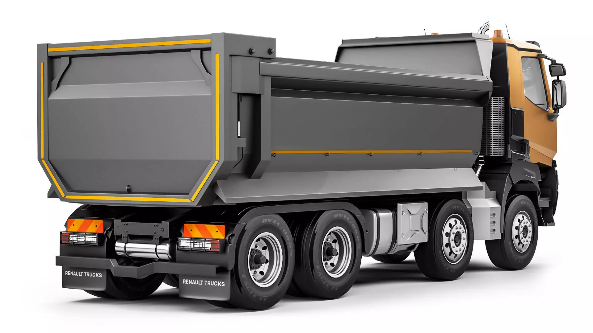 Renault K430 8x4 tipper 2016 3D model_4