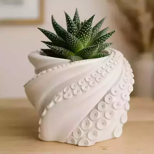 Octopus Tentacles Plant Pot With Drainage No Supports 