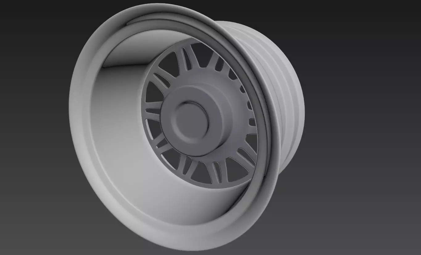 E-4SX Rims 22 Style Custom 3D model_21