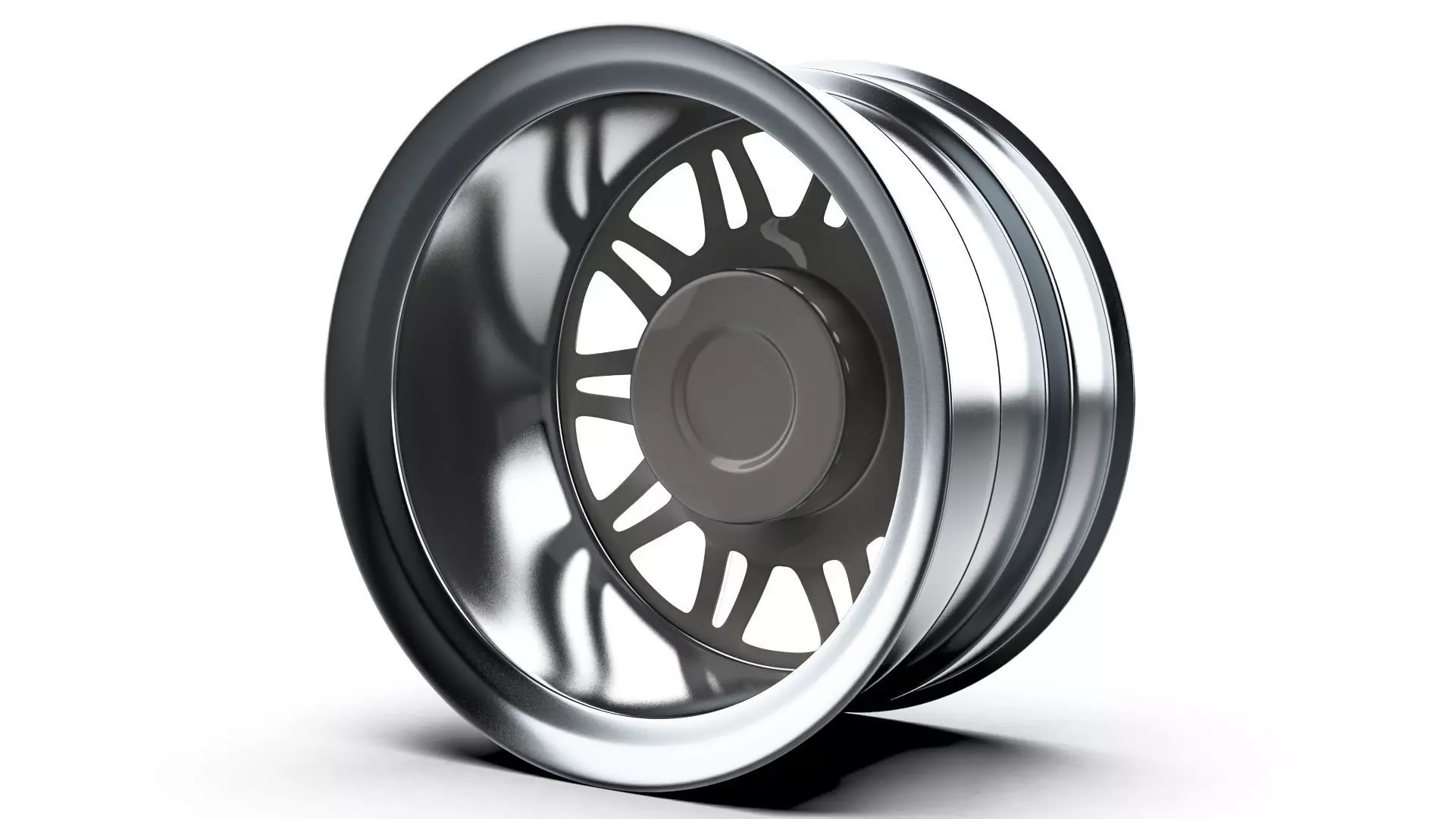E-4SX Rims 22 Style Custom 3D model_4