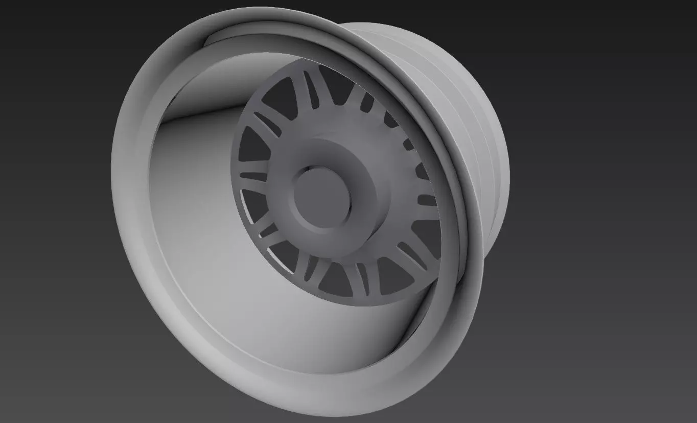 E-4SX Rims 22 Style Custom 3D model_15