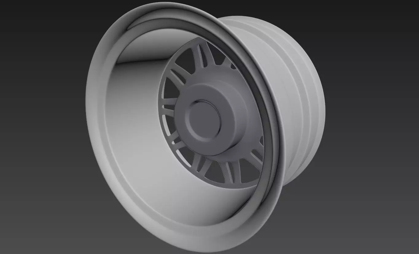 E-4SX Rims 22 Style Custom 3D model_27