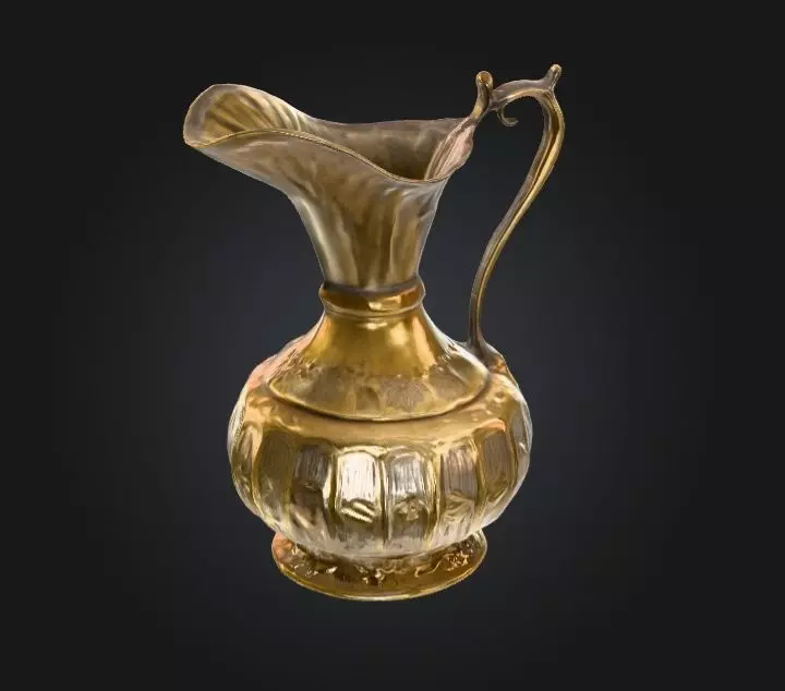 Golden Pitcher 3D print model_24