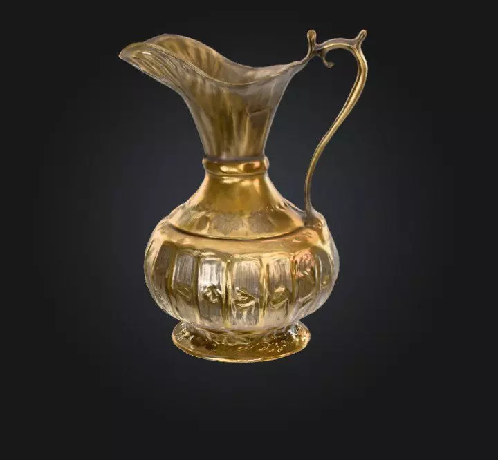 Golden Pitcher 3D print model_0