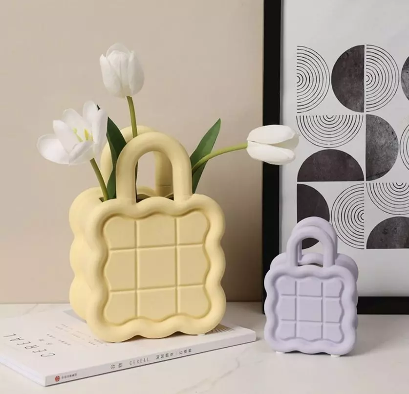 Handbag Style Decorative Vase Modern 3D Printable Design 3D print model_4