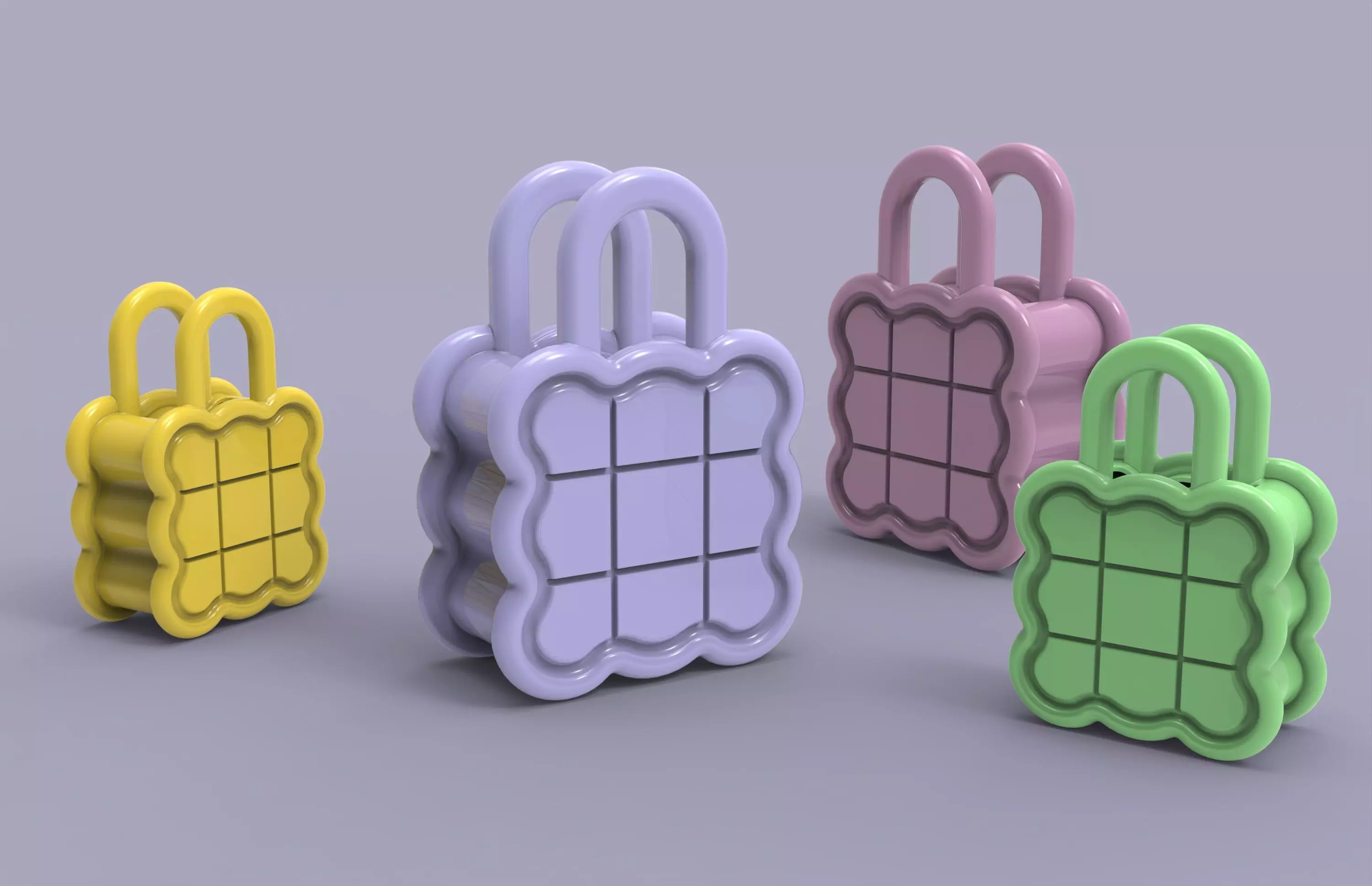 Handbag Style Decorative Vase Modern 3D Printable Design 3D print model_2