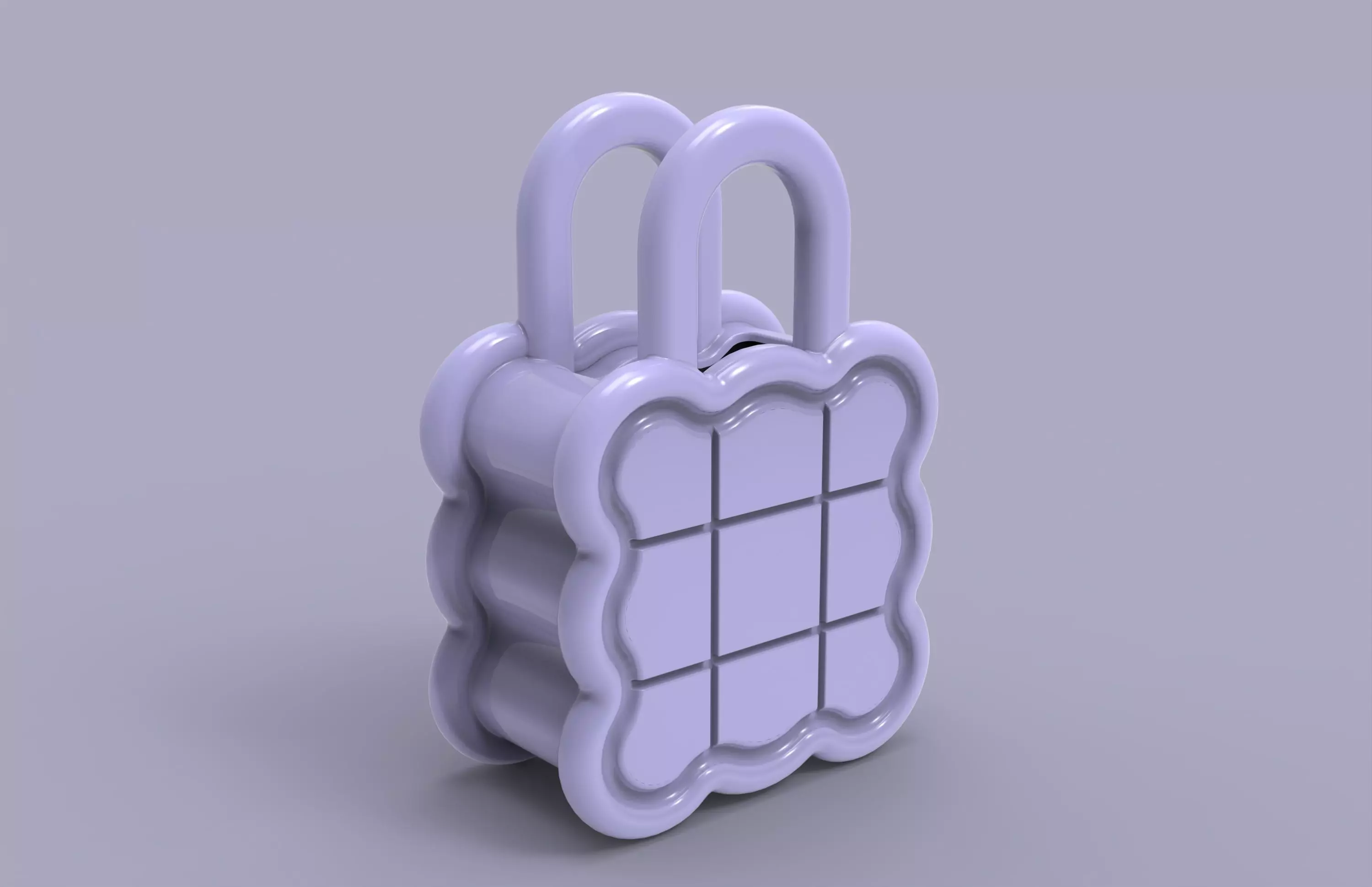 Handbag Style Decorative Vase Modern 3D Printable Design 3D print model_6