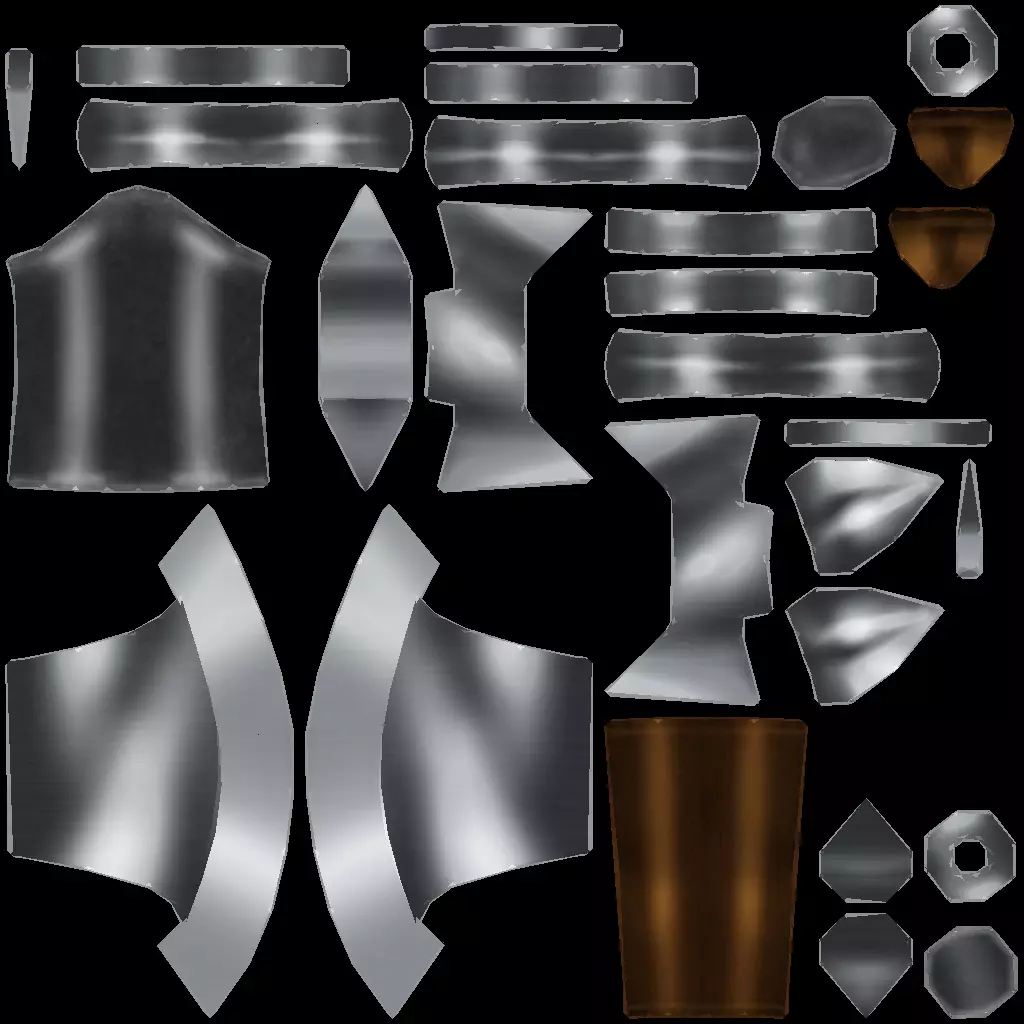 Melee Weapons Pack 3 Low-poly 3D model_13