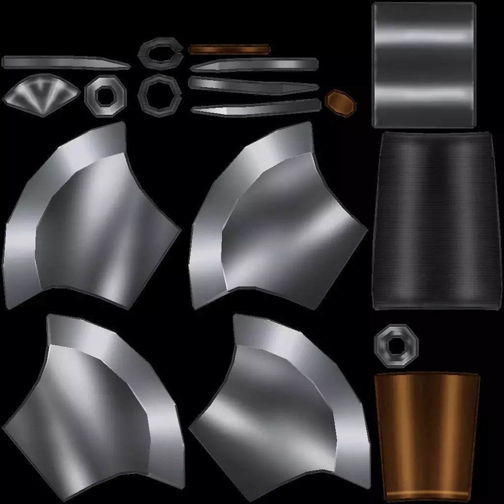 Melee Weapons Pack 3 Low-poly 3D model_12