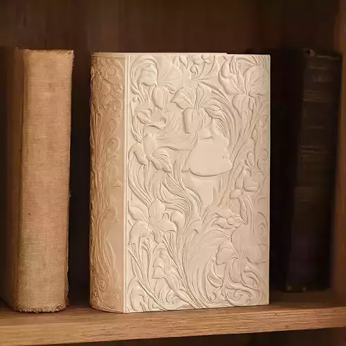 Art Nouveau Book Nook Storage Box No Supports