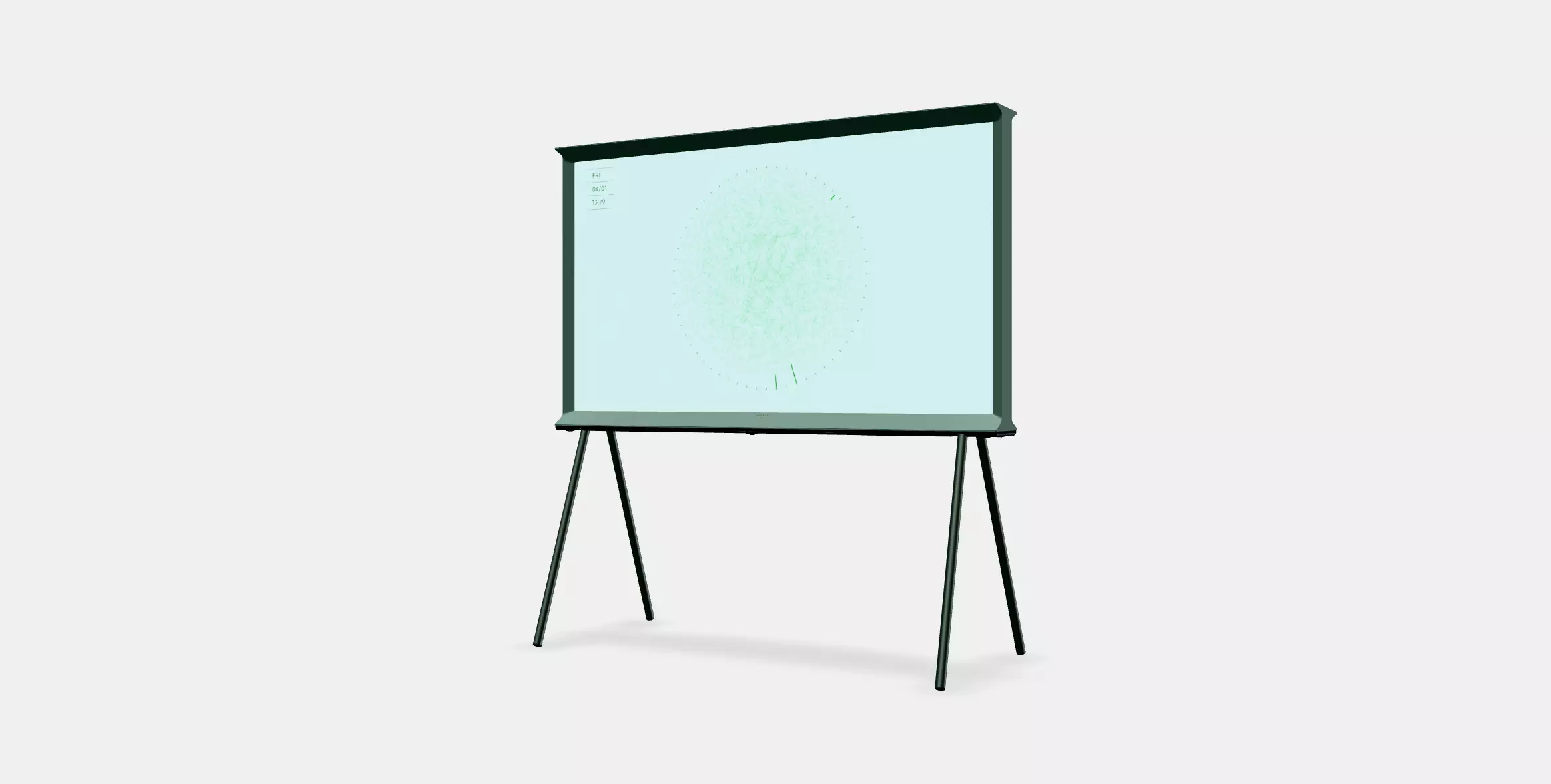 43 The Serif LS01D QLED 4K Smart TV Ivy Green 2024 3D model_8