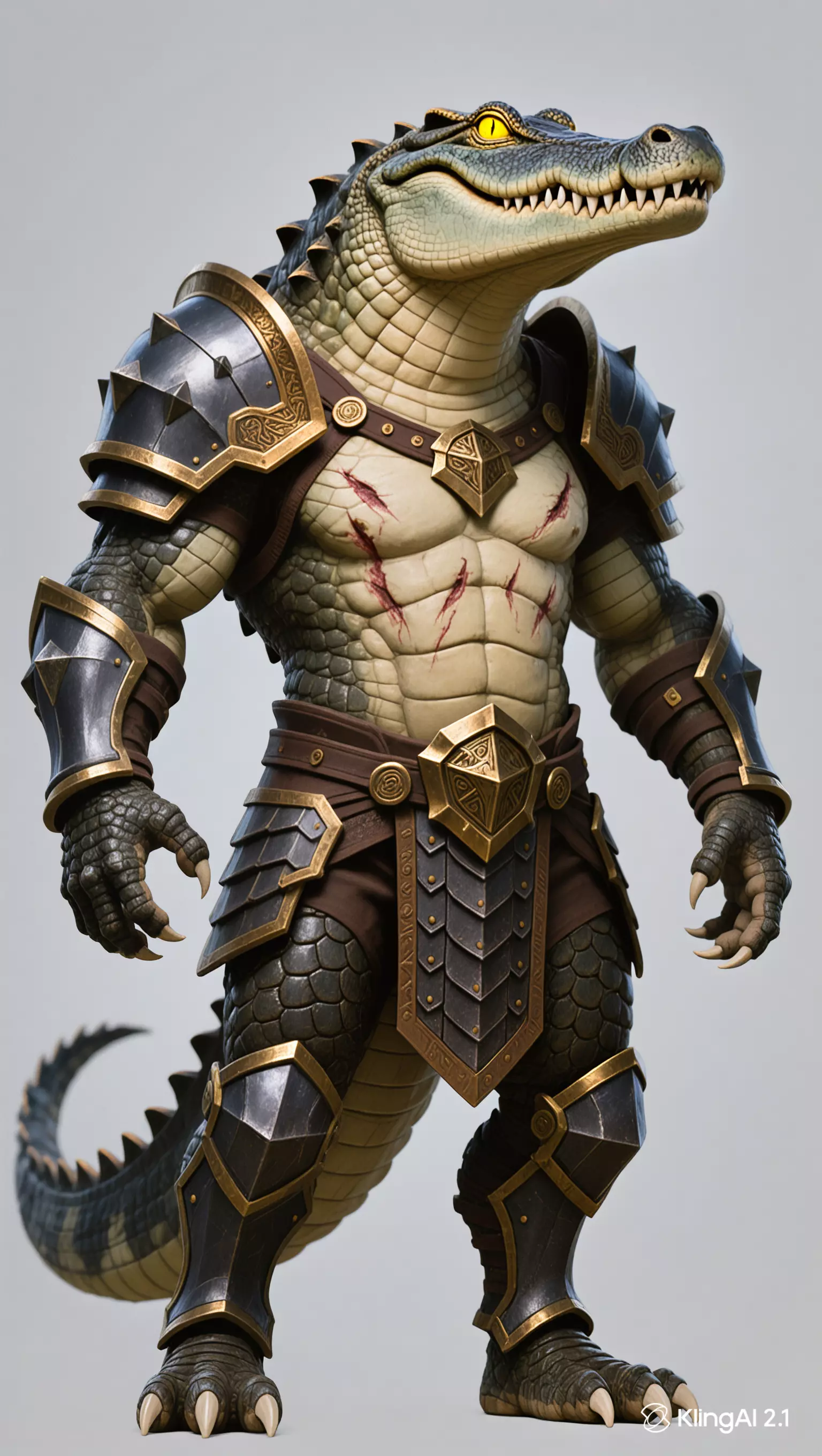 Guerrero Cocodrilo 3D model_0